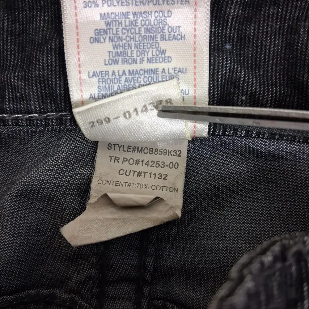 True Religion Pants Mens 38x34 Ricky Corduroy Straight Leg Flap Pocket Classic